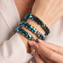 Blauer Smaragd | Monroe Links | Sanduhr-Armband